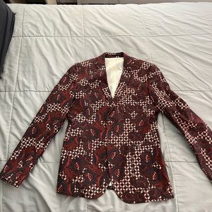 Men’s Topman patterned blazer size 42R